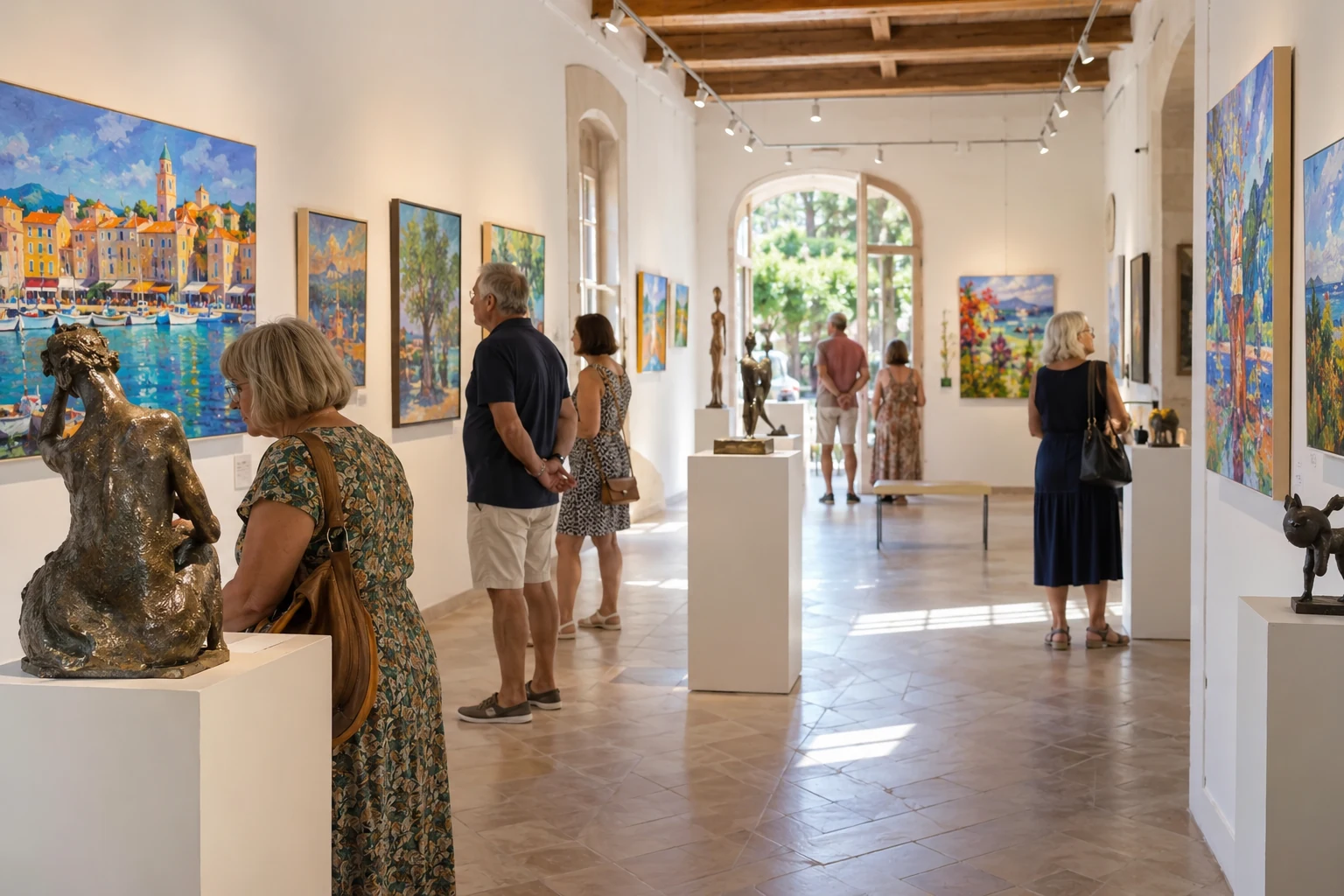 Lapalud
 : peintures et sculptures s’exposent aux Bourgades pour les Journées du patrimoine