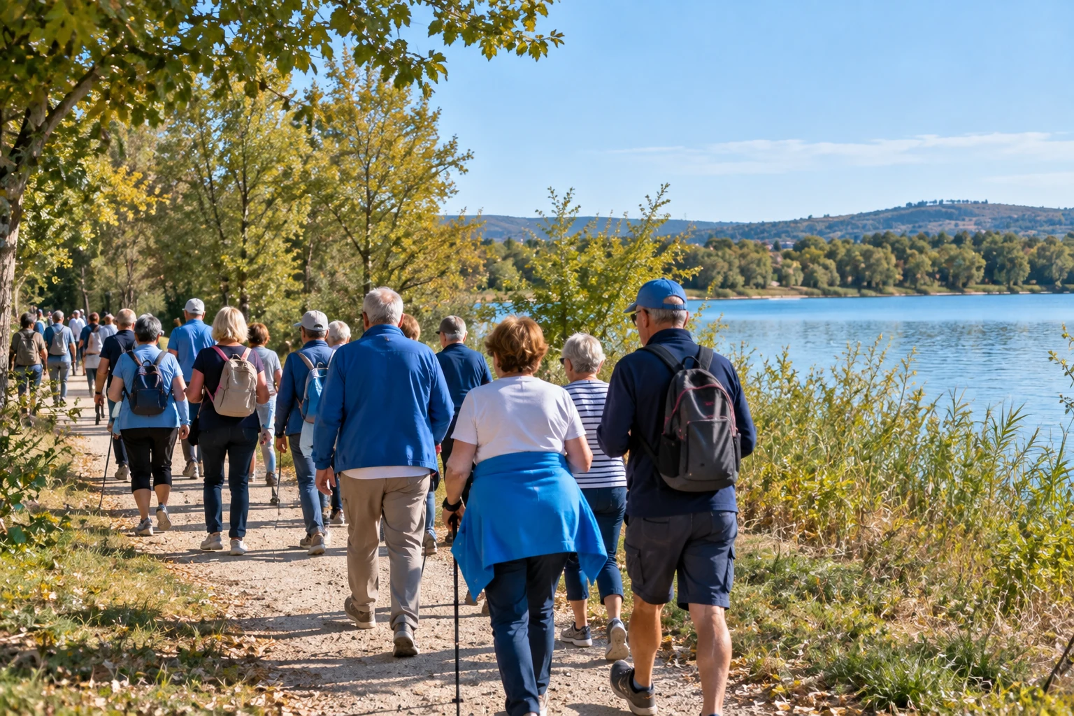Lapalud : la Marche bleue vers le lac des Girardes lance la Semaine bleue 2026