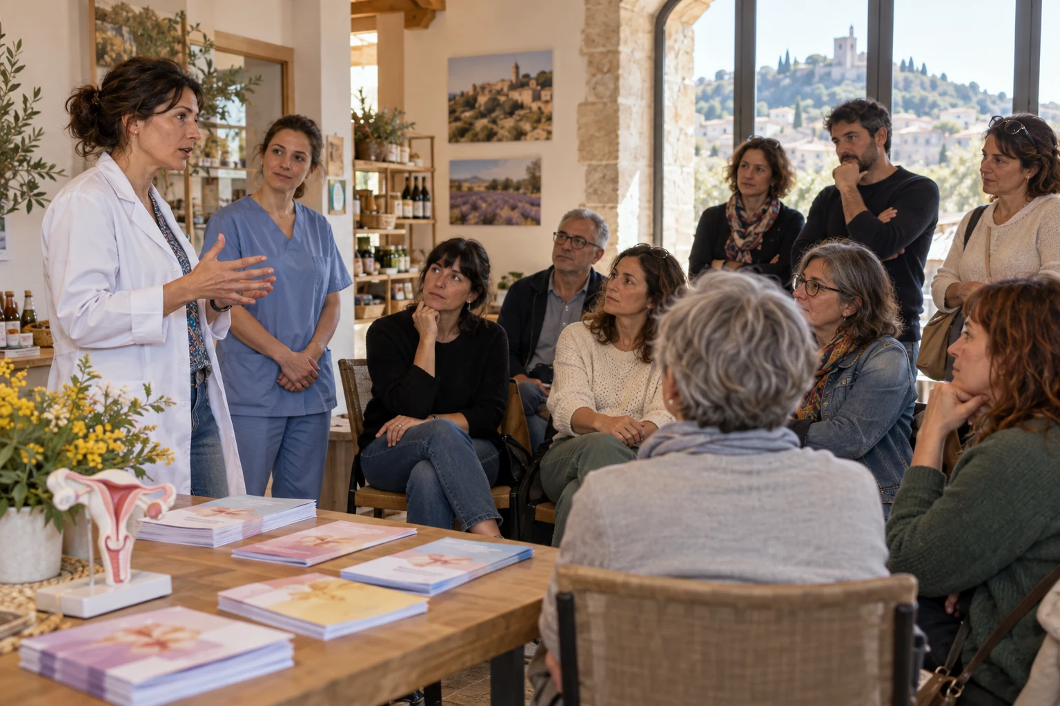 Bollène : une cinquantaine de personnes sensibilisées à l’endométriose à la Maison du terroir