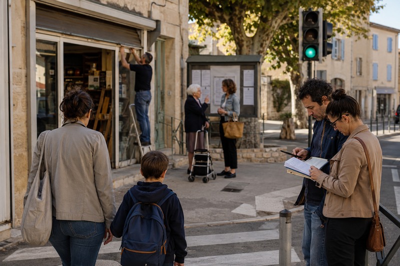 À Bollène, septembre remet les vies à l’heure — et certaines en attente