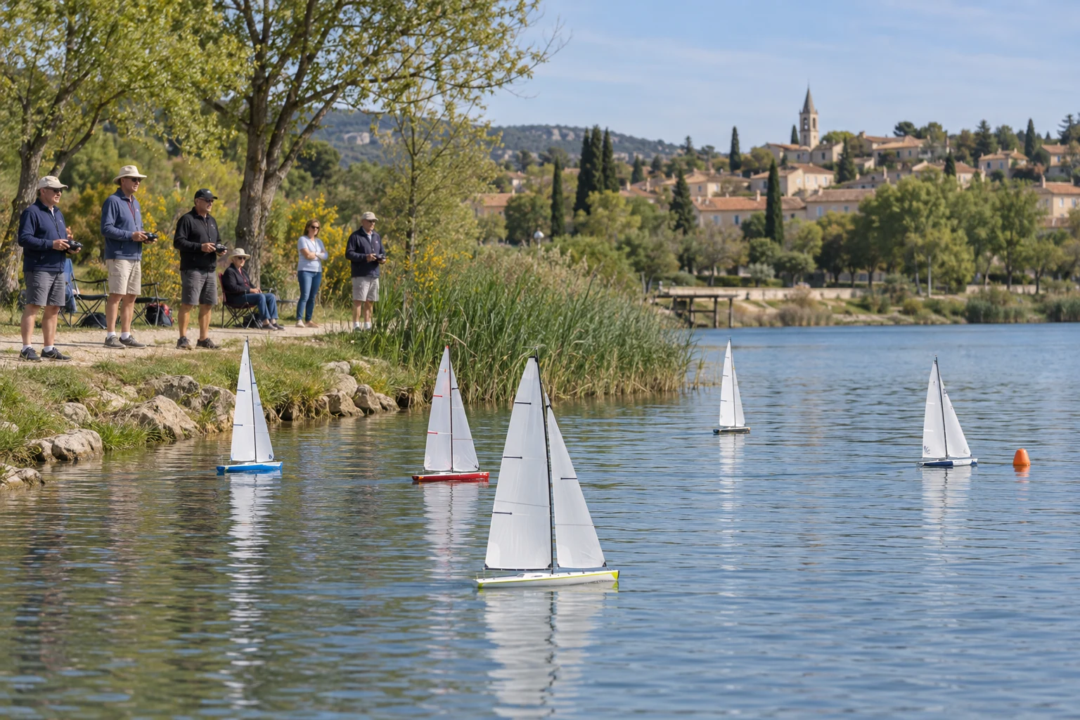 Lapalud : une régate de voiliers radiocommandés au lac des Girardes le 18 octobre