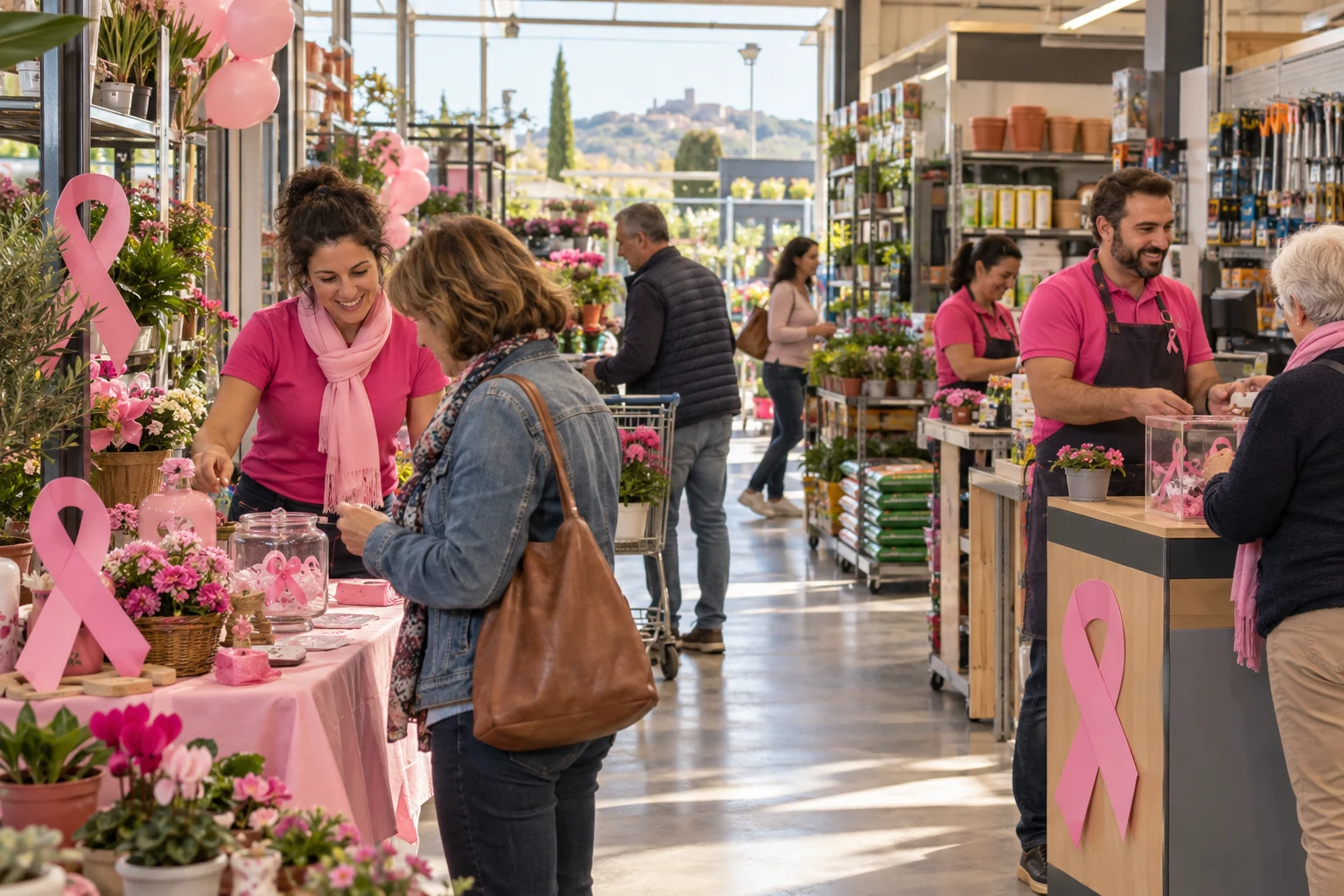 Bollène : Bricomarché mobilise ses 60 salariés pour Octobre rose et organise une collecte de dons