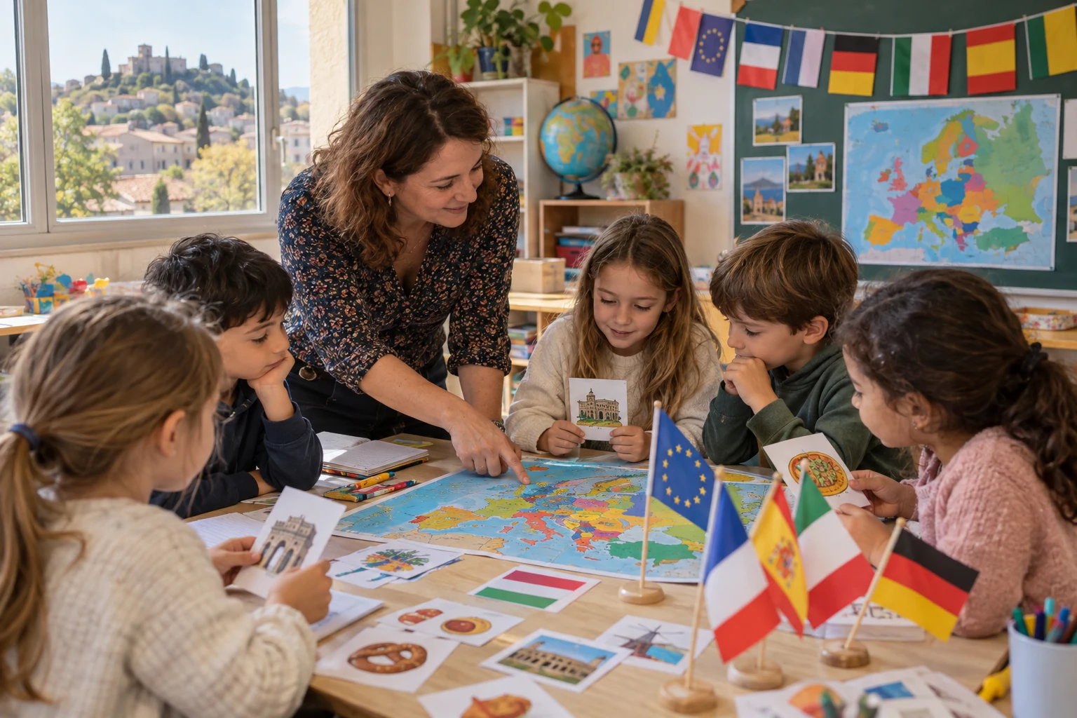 À l’école Giono de Bollène, un après-midi consacré aux langues européennes