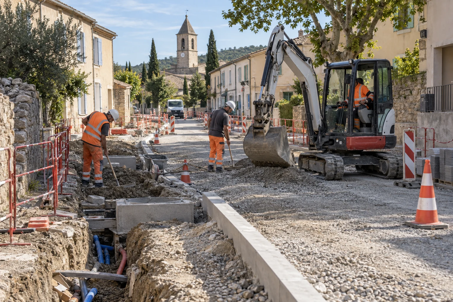 Lapalud
 : la troisième tranche des travaux de la rue des Vigneaux est lancée