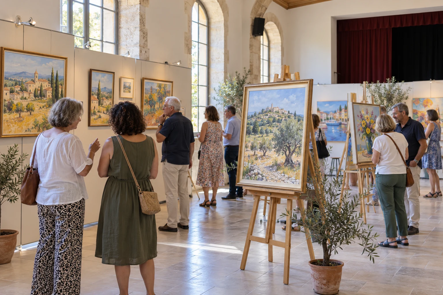 Lapalud : le 49e Salon de peinture ouvre ses portes à l'espace Julian du 10 au 15 octobre