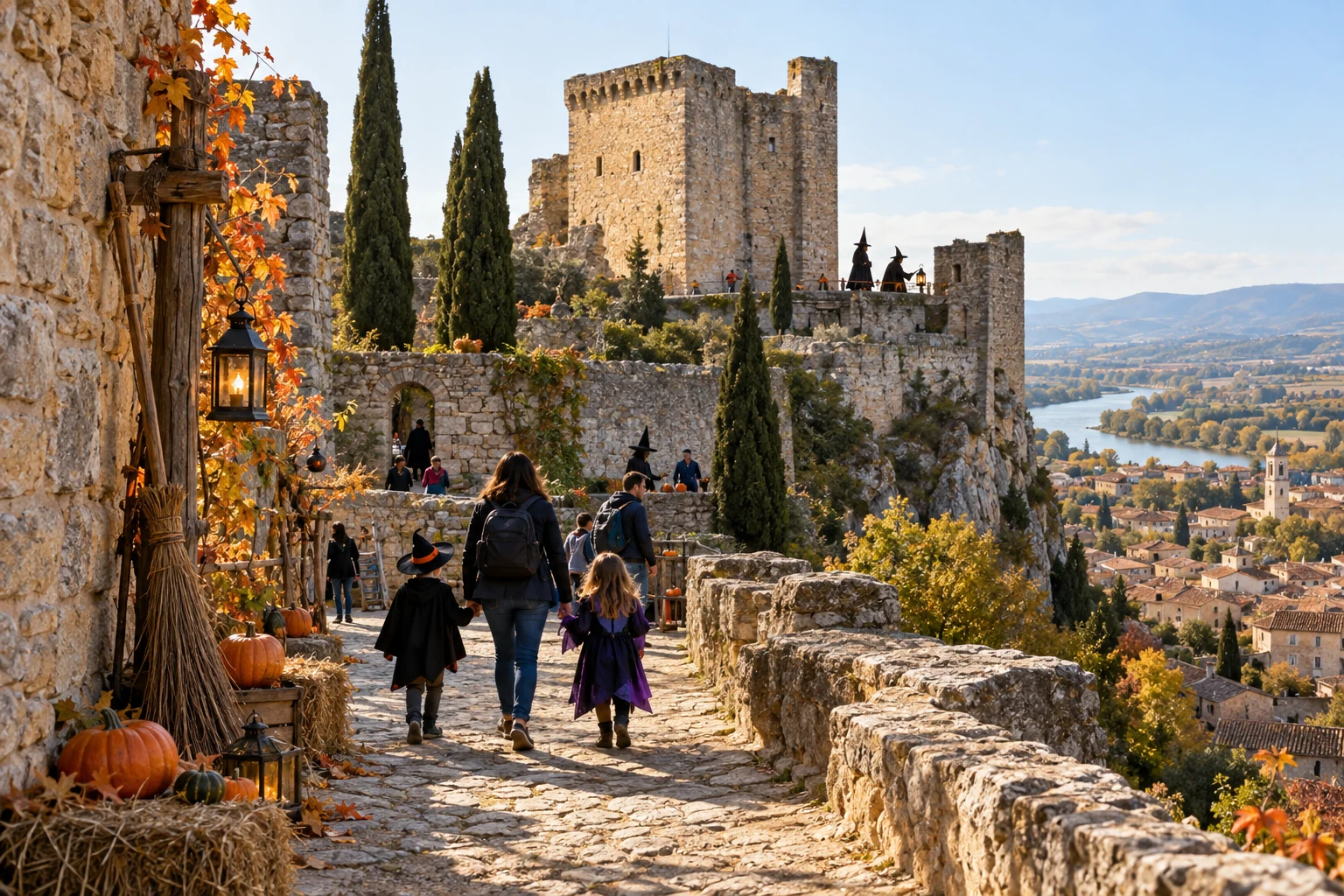 Mornas : sorcières, escape game et bal mystérieux investissent la Forteresse pour Halloween