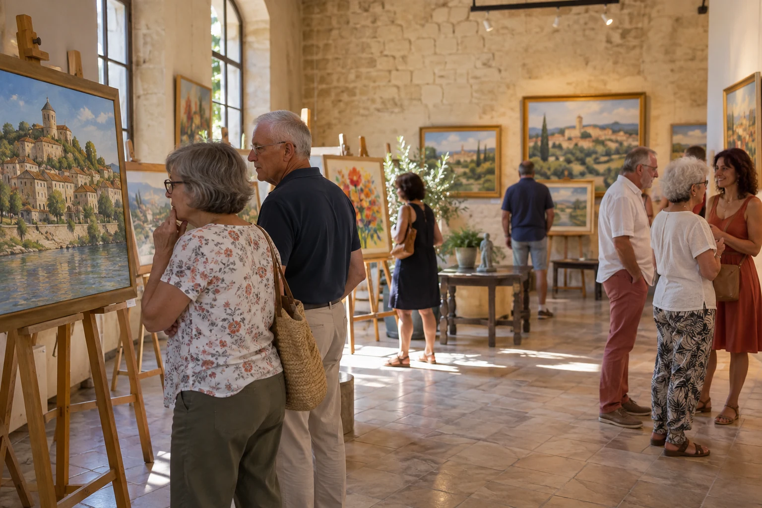 Bollène : les peintres de Culture et Arts Plastiques exposent à l’office culturel Ripert jusqu’au 17 octobre
