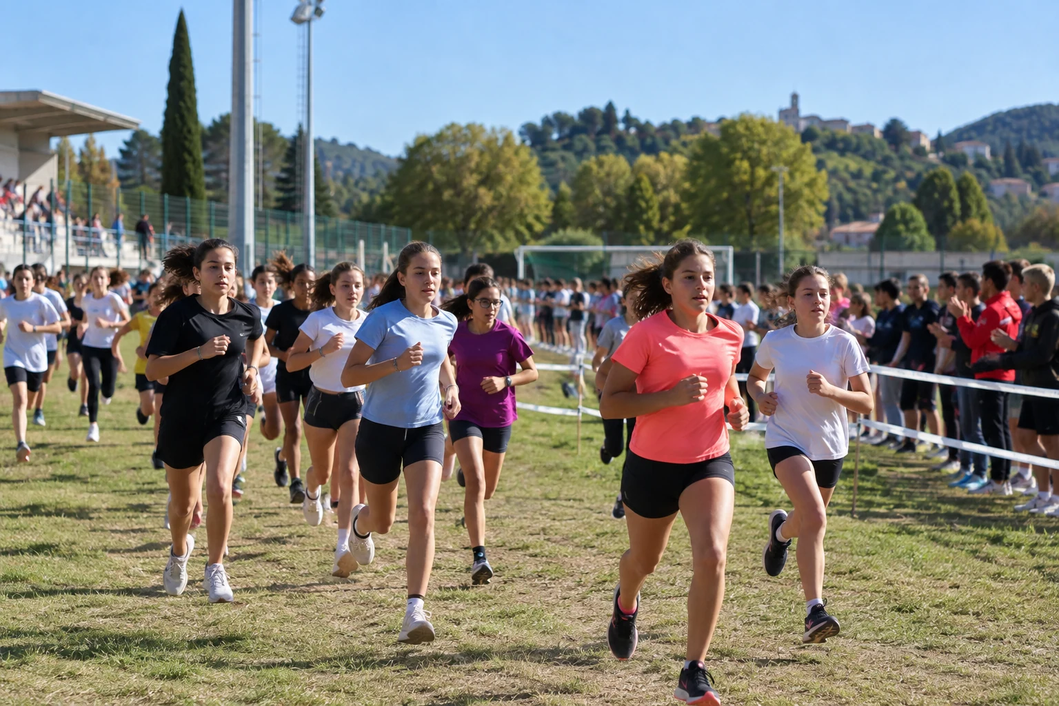 Bollène : plus de 500 collégiens réunis pour le cross du collège Paul-Éluard