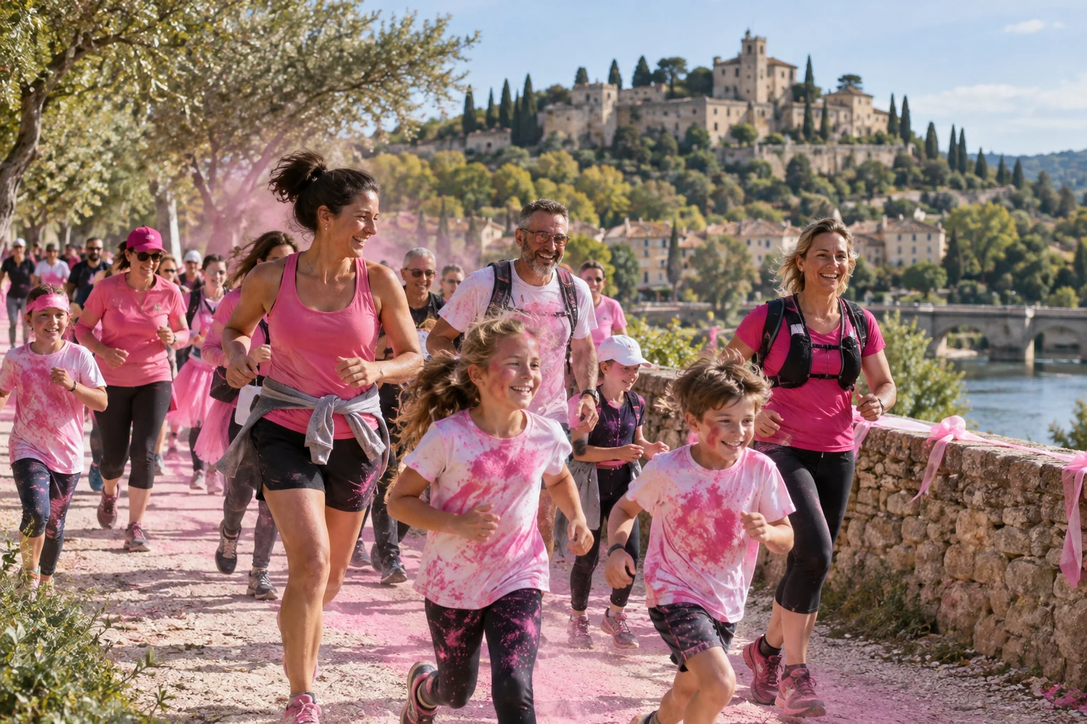 Bollène : trails, randonnée et Color Run pour Octobre Rose ce samedi 17 octobre