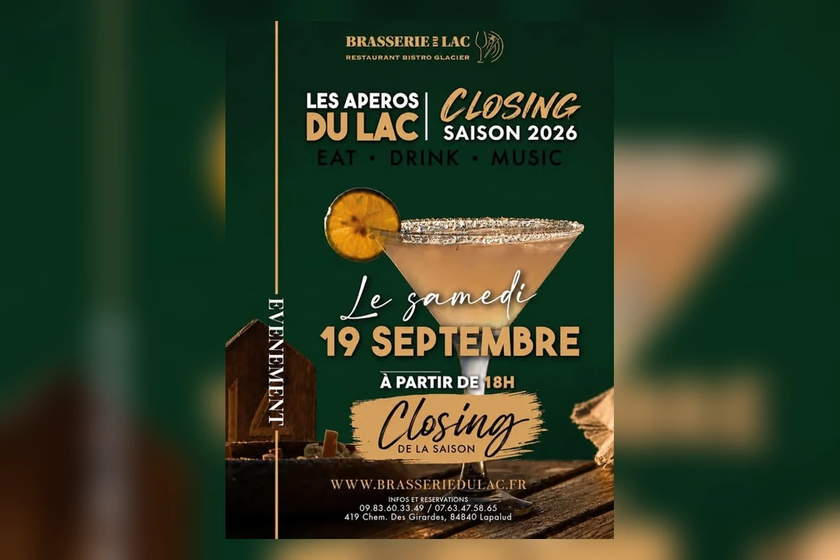 Lapalud : la Brasserie du Lac clôture sa saison avec une soirée festive le 19 septembre
