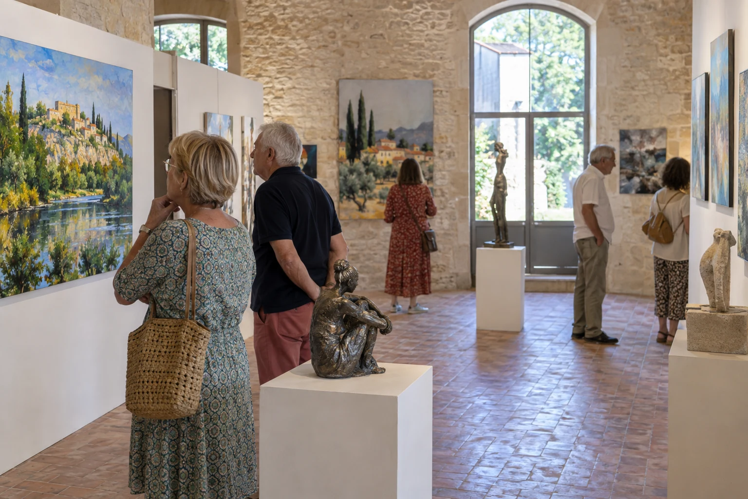 Lapalud
 : peintures et sculptures exposées aux Bourgades pour le patrimoine