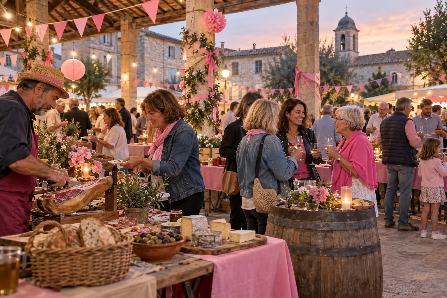 Mondragon : une Halle gourmande rose au programme du vendredi 9 octobre