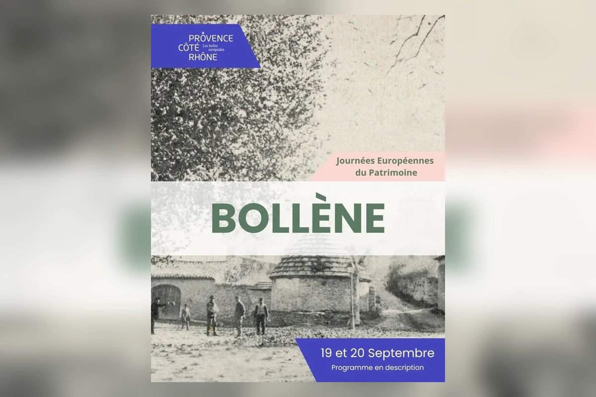 Journées du patrimoine à Bollène 2026 : le programme des 19 et 20 septembre