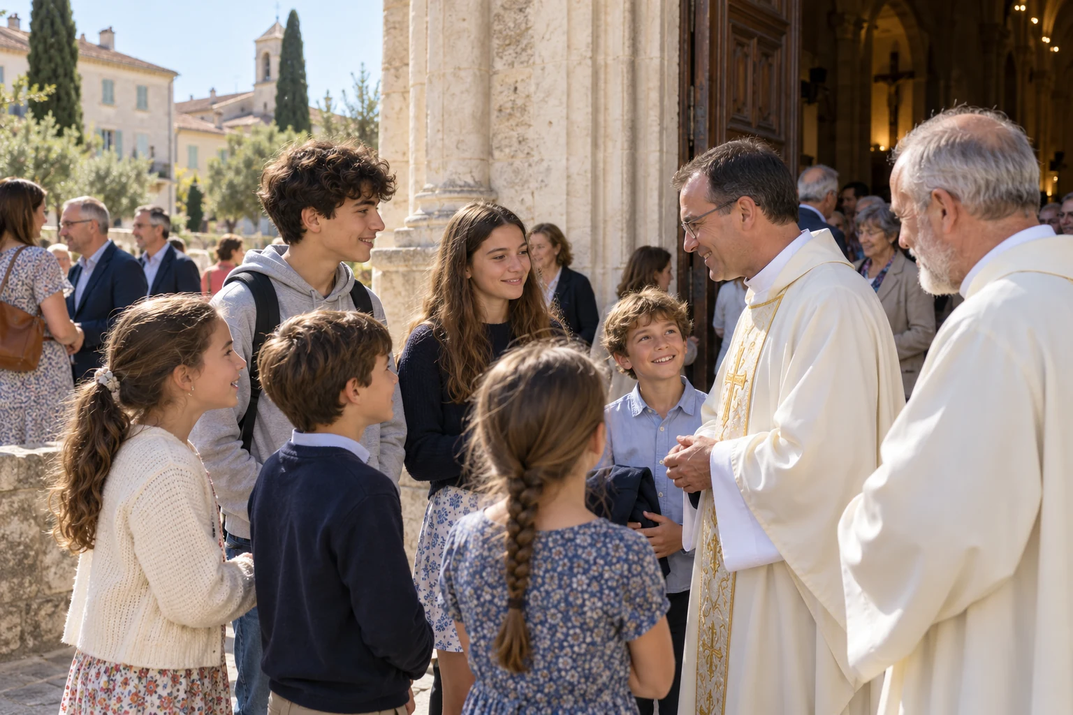 Bollène : les enfants et les jeunes à l'honneur lors de la messe du 11 octobre