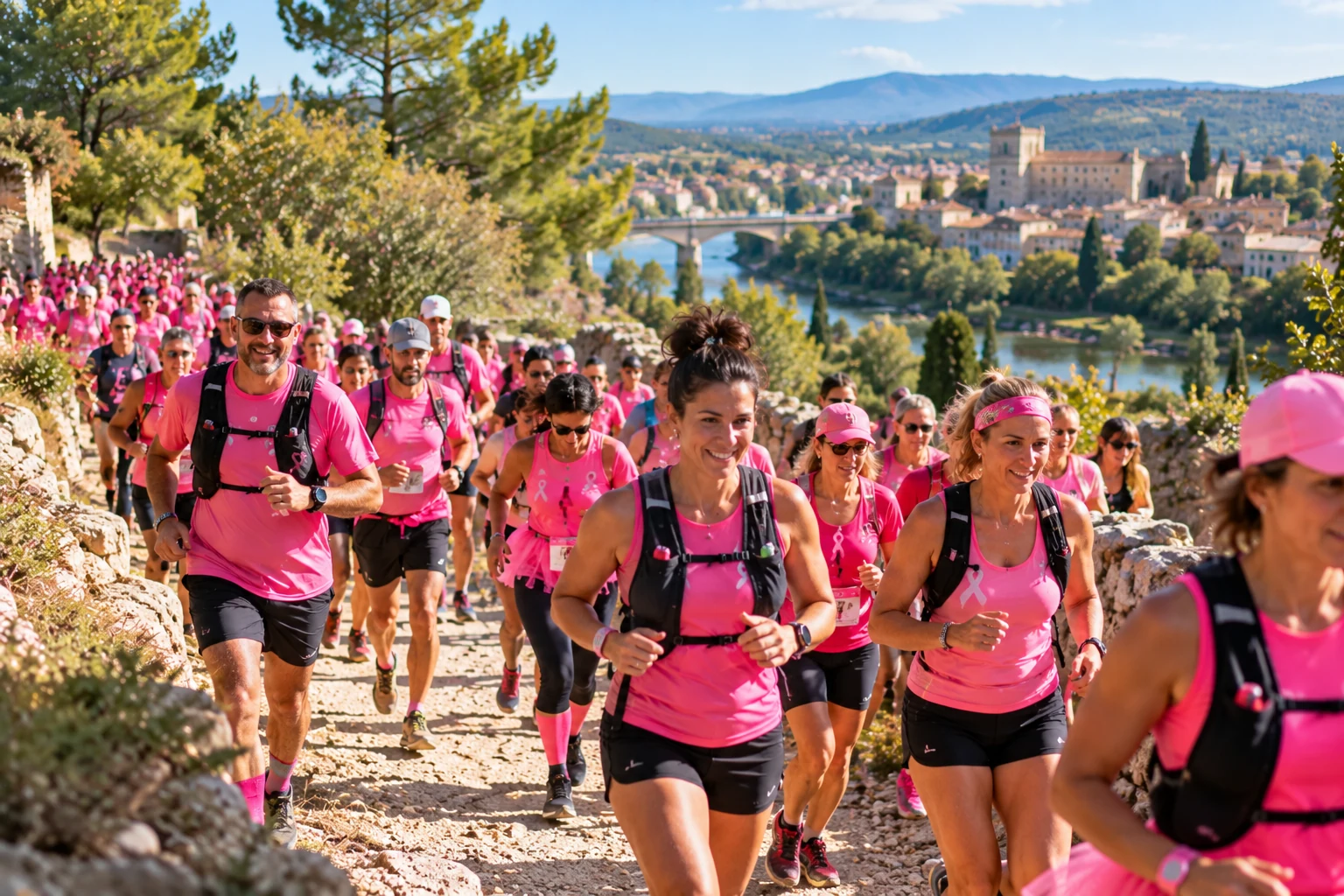 Bollène : plus de 500 participants réunis pour le trail solidaire d'Octobre Rose