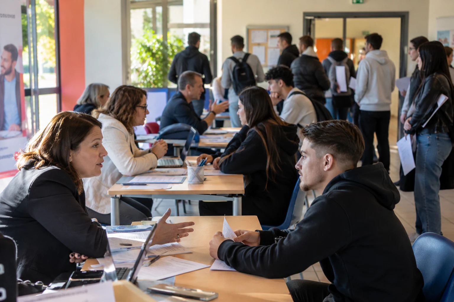 Bollène : 31 jeunes présents dès l’ouverture du job dating intérim de la Mission locale