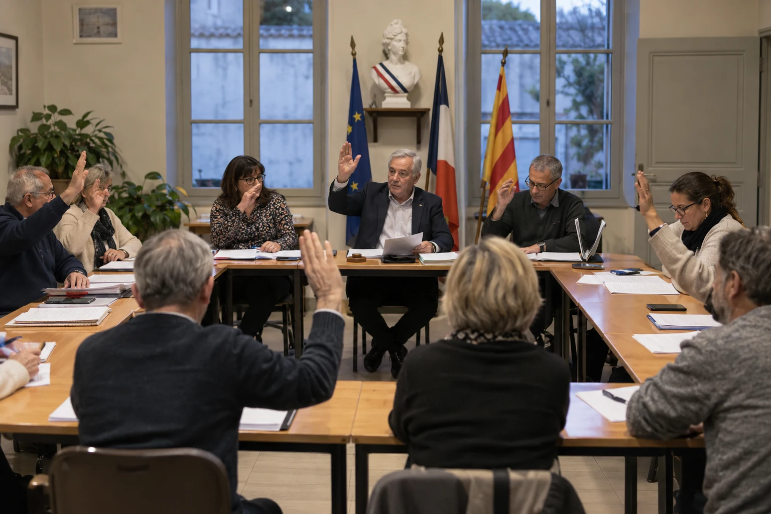 À
 Lapalud, un conseil municipal express autour de 15 délibérations