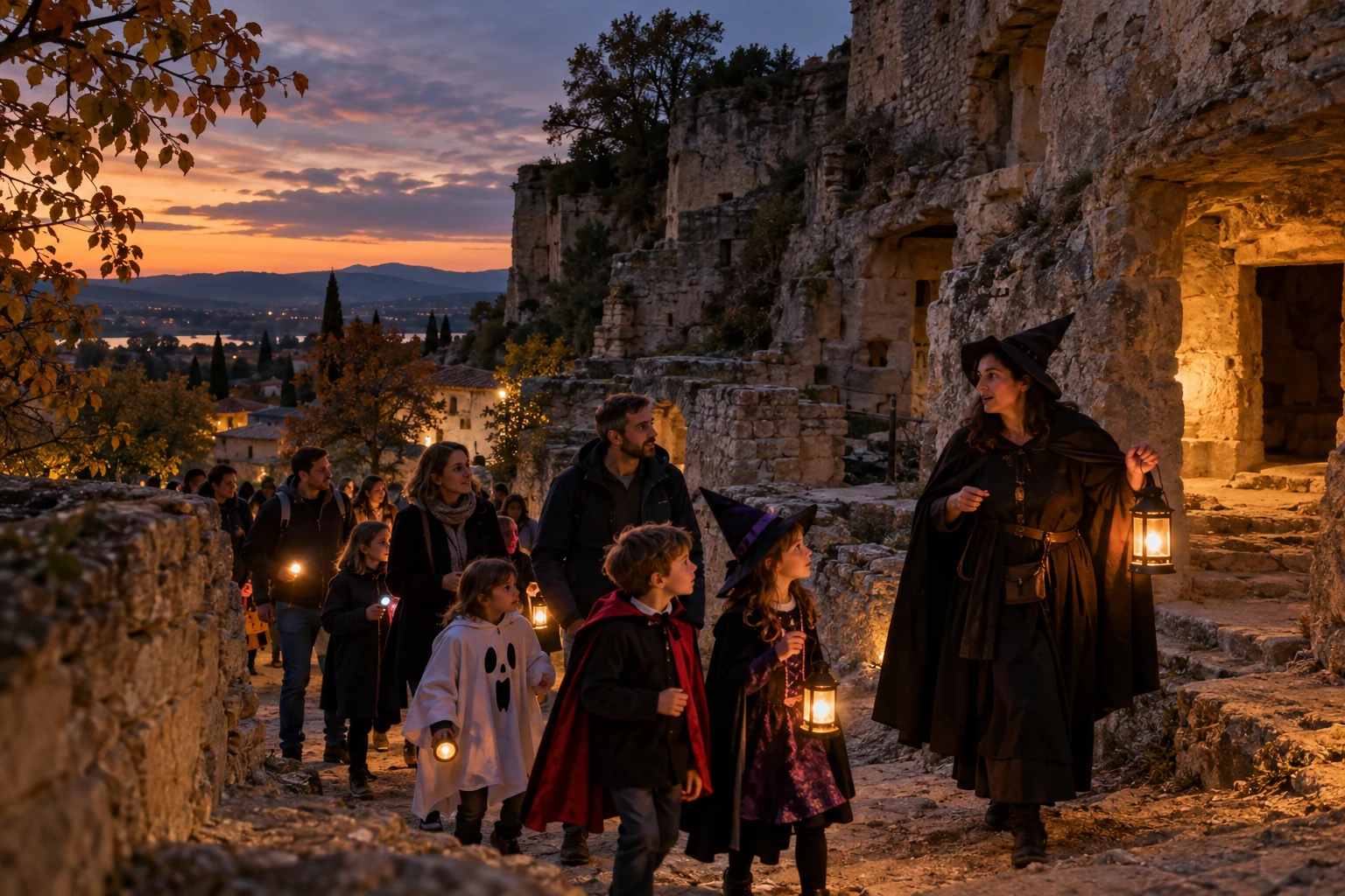Bollène : le village troglodytique de Barry se visite à la lampe torche pour Halloween