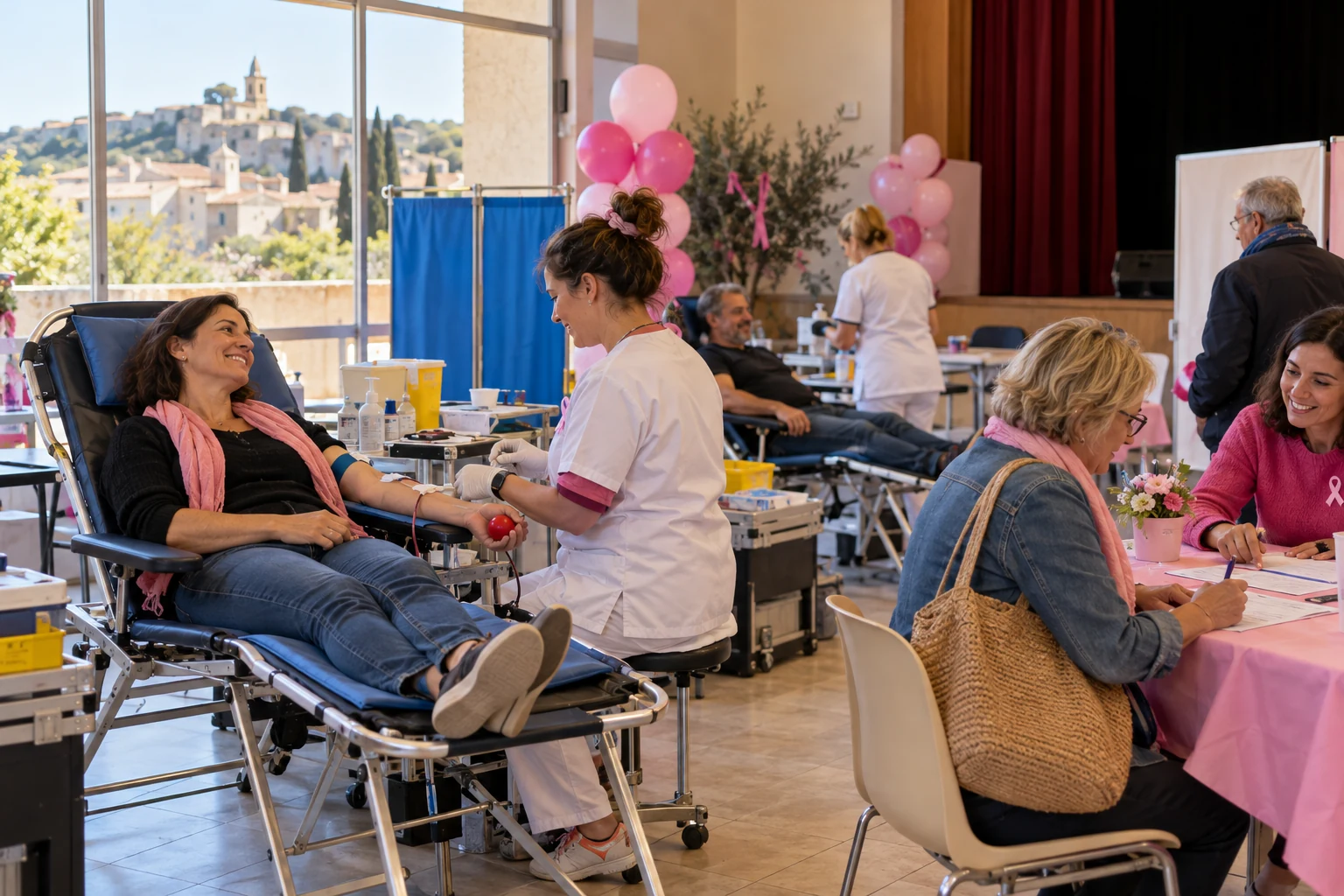 Octobre Rose : une collecte de sang organisée à Lapalud le 15 octobre