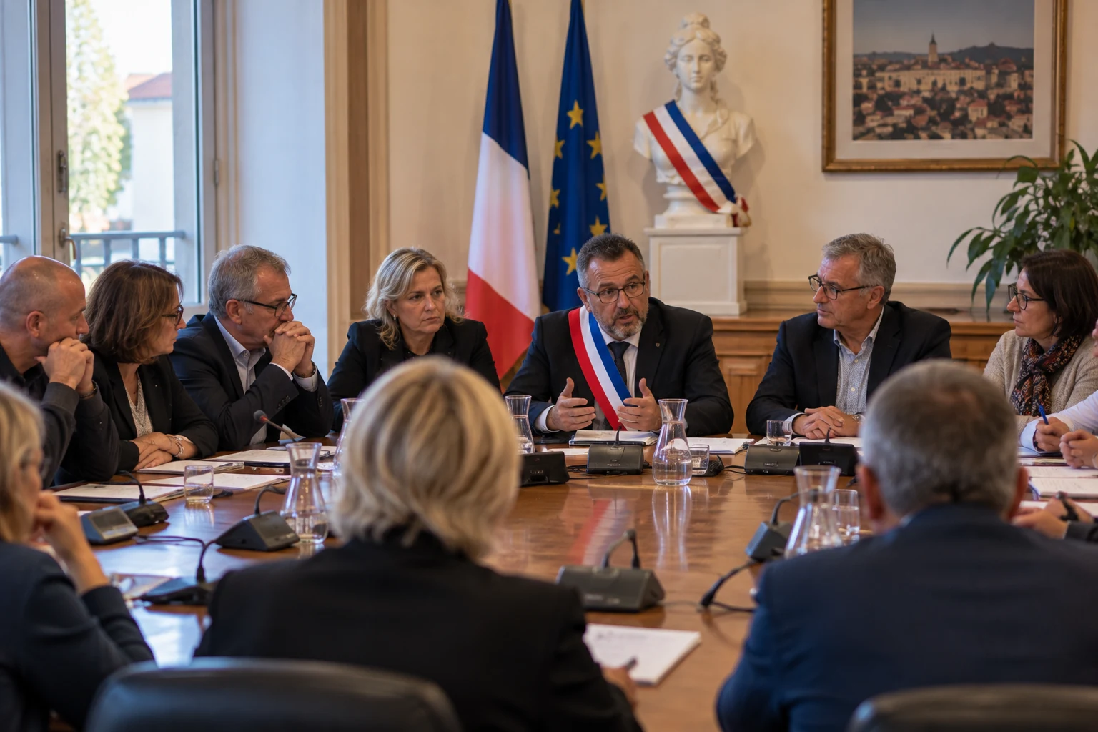 Lapalud : les élus municipaux expriment leur soutien aux mairies dégradées lors des manifestations du 17 octobre