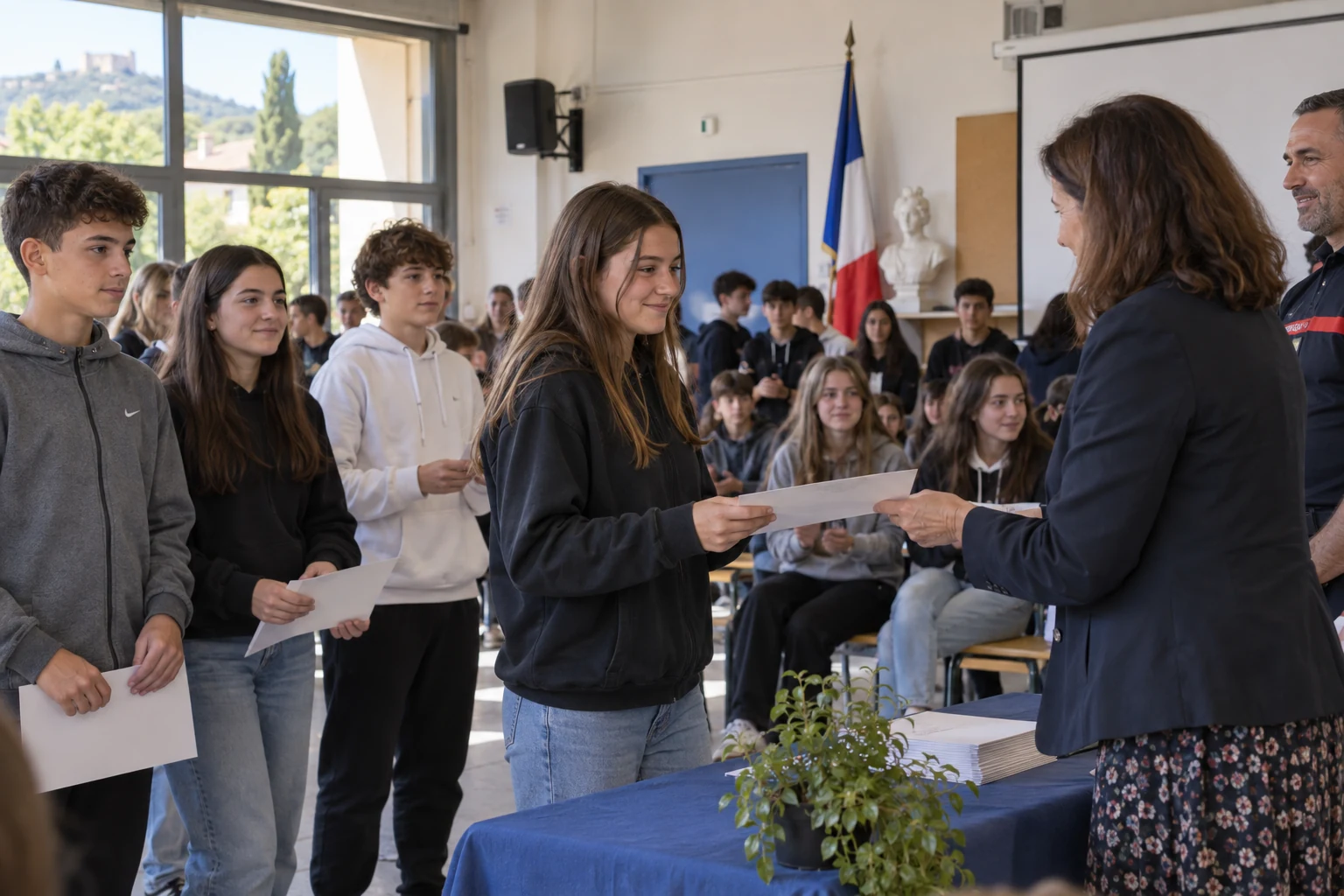 Bollène
 : une centaine de collégiens de Paul-Éluard diplômés du Premier secours citoyen