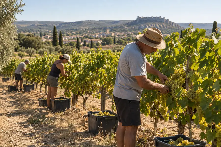 À Bollène, les vendanges ont débuté très tôt au domaine Julien de l’Embisque