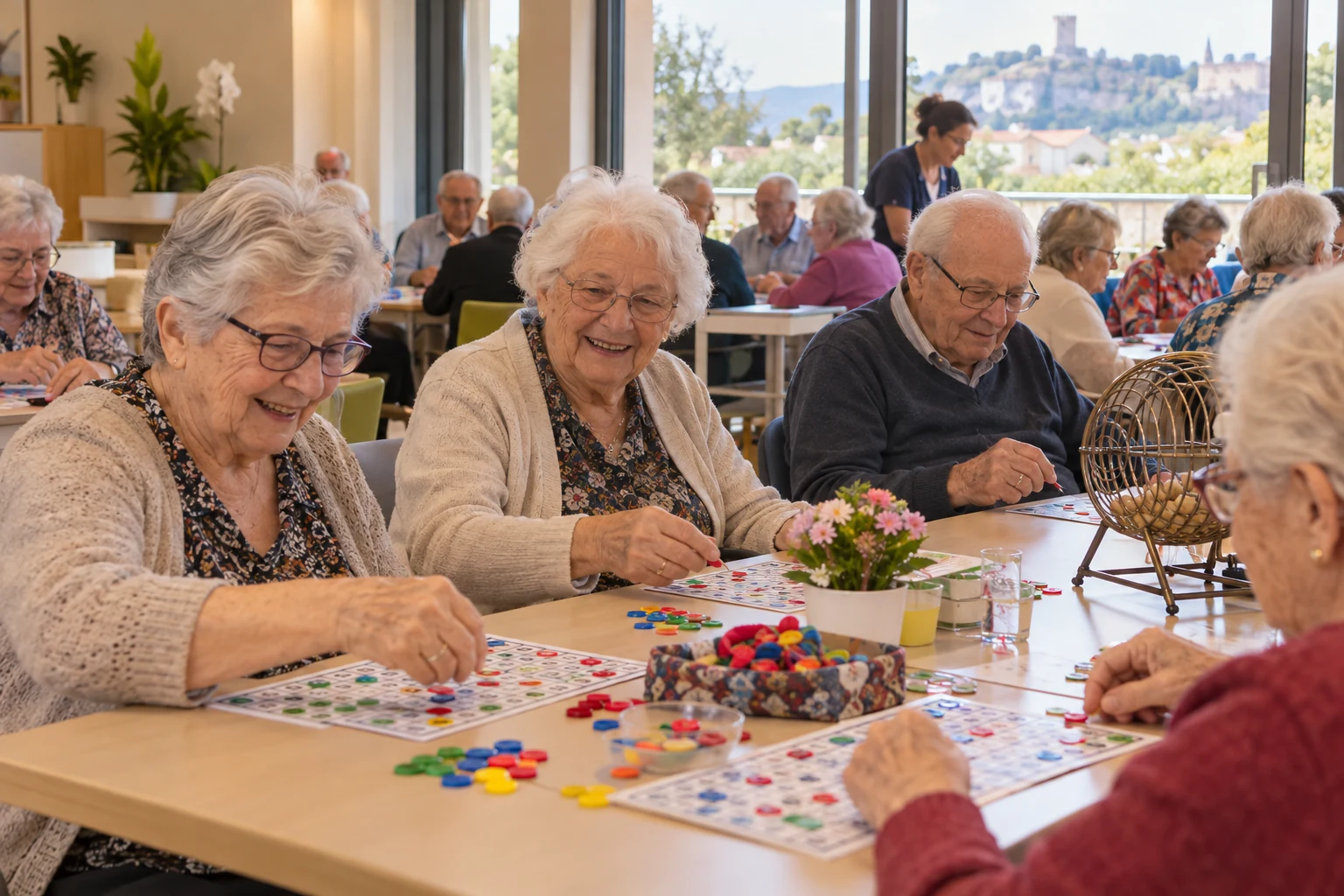 Bollène
 : les résidents de Daudet réunis autour d’un loto