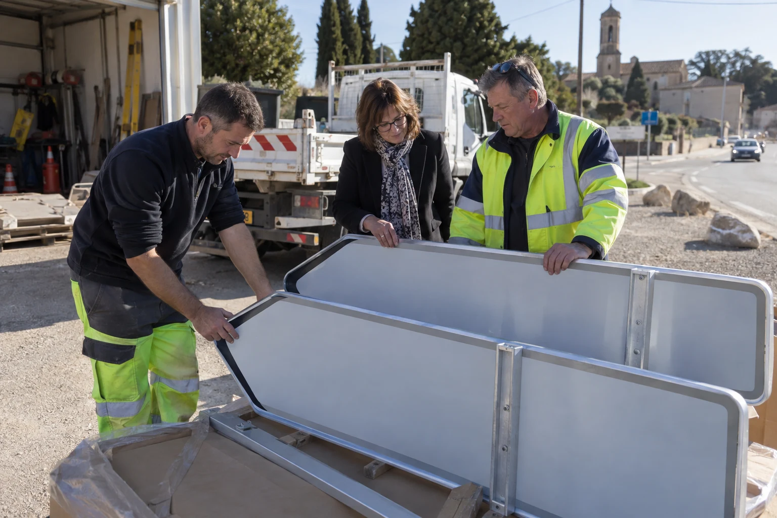 Lapalud
 : deux nouveaux panneaux prévus sur la RD 907 pour soutenir le commerce du village