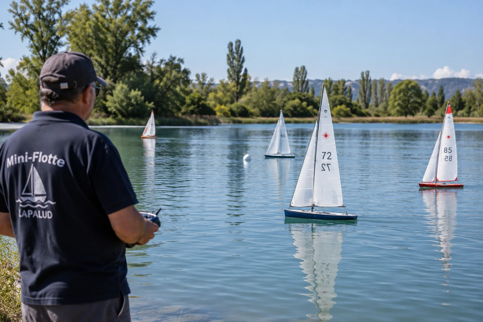À Lapalud, Mini-Flotte fait découvrir le modélisme naval sur le lac des Girardes