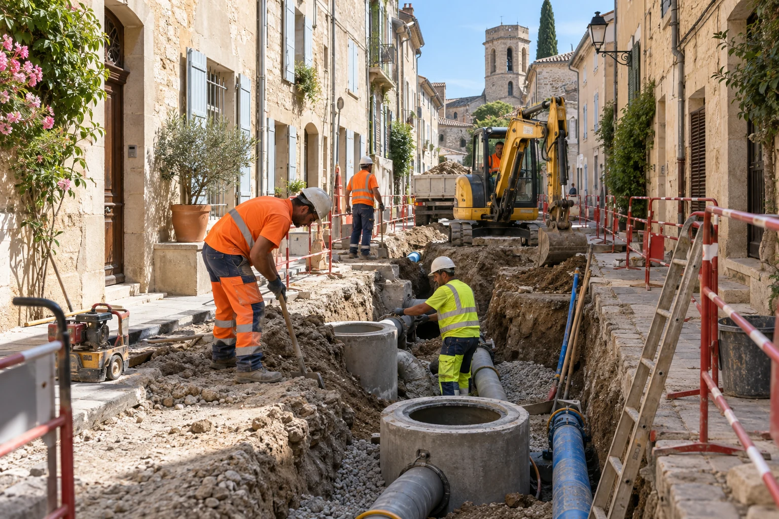 Bollène : 250 000 euros de travaux pour moderniser les réseaux d'assainissement du centre-ville